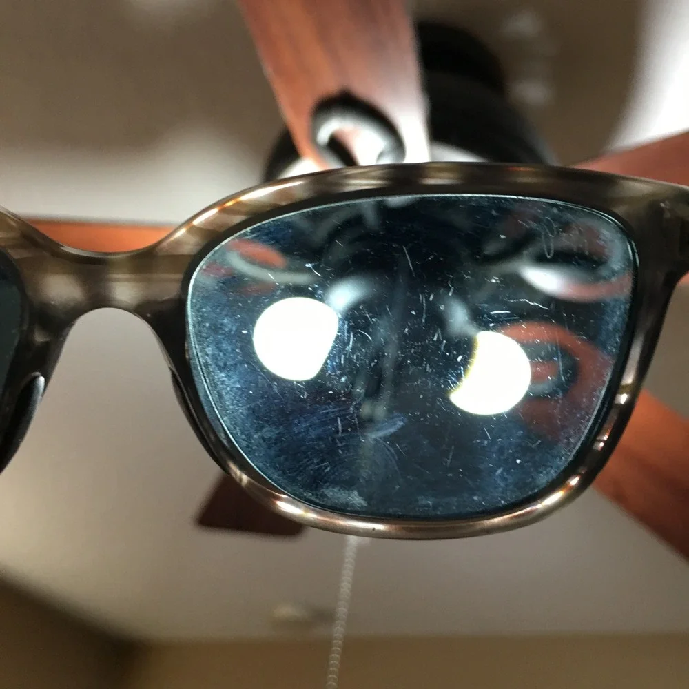Maui Jim Honi Gray Tortoise Stripe Sunglasses MJ758-11S 54mm Italy Frame Only